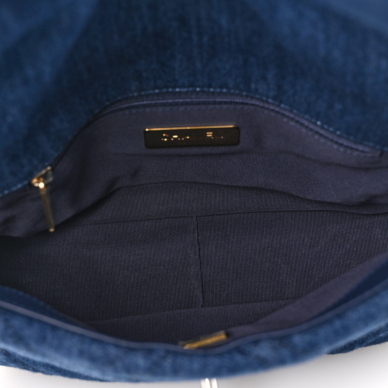 Chanel Denim Quilted Medium Chanel 19 Flap Blue 5 of 10