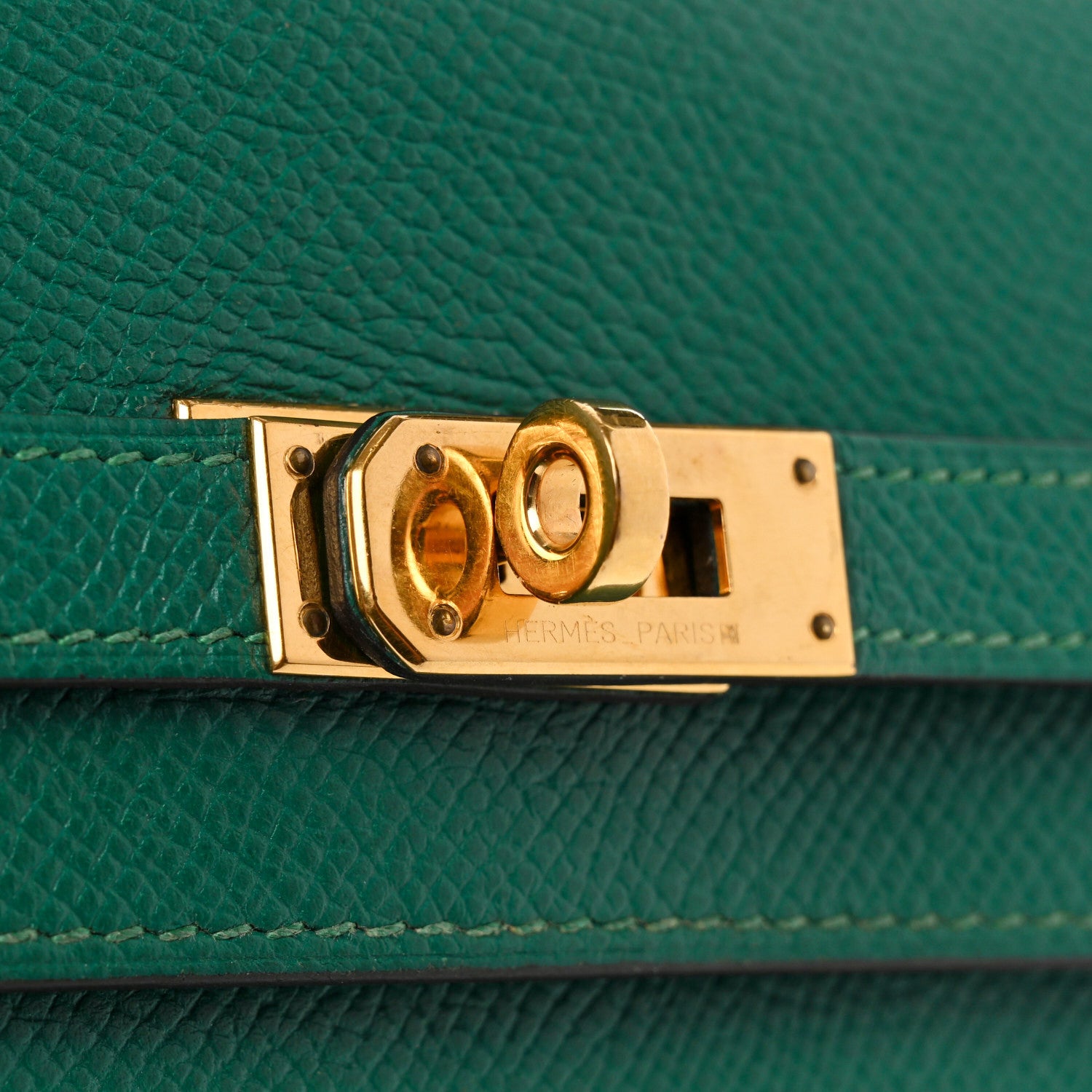 Hermes Epsom Kelly Longue Wallet Malachite 8 of 13