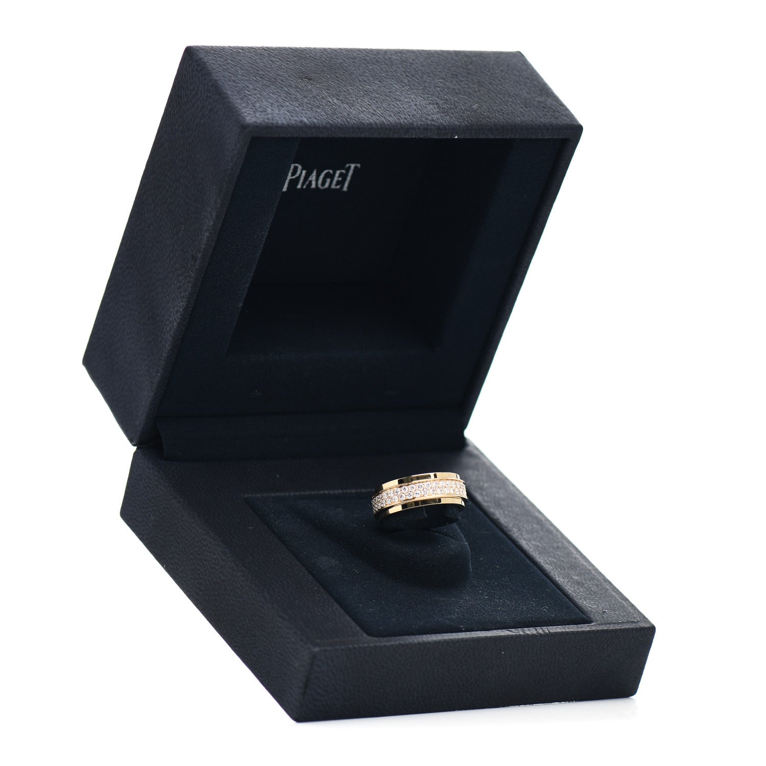 Piaget 18K Yellow Gold Diamond Possession Ring 52 6 5 of 5