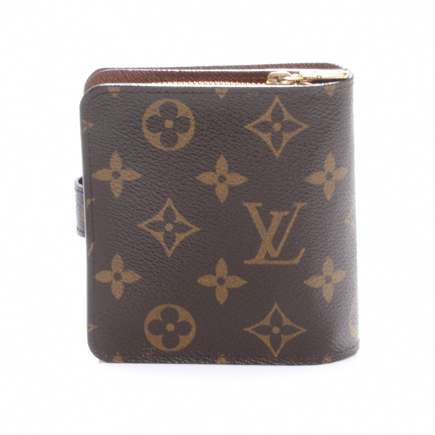 Monogram Compact Zippe Zipped Wallet