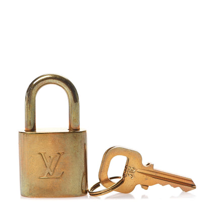 Louis Vuitton Brass Lock and Key Set #318 1 of 3