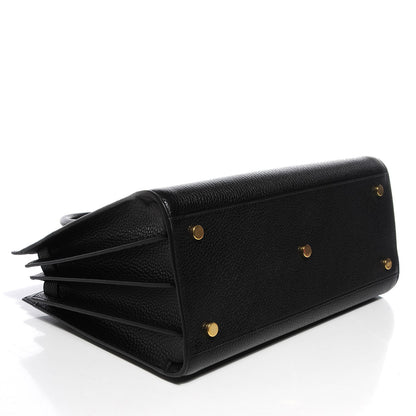 Saint Laurent Grained Calfskin Small Sac De Jour Black 4 of 7