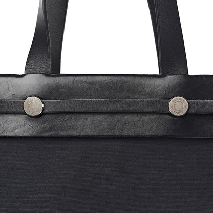 Hermes Toile Vache Hunter Herbag Cabas MM Black 20 of 20