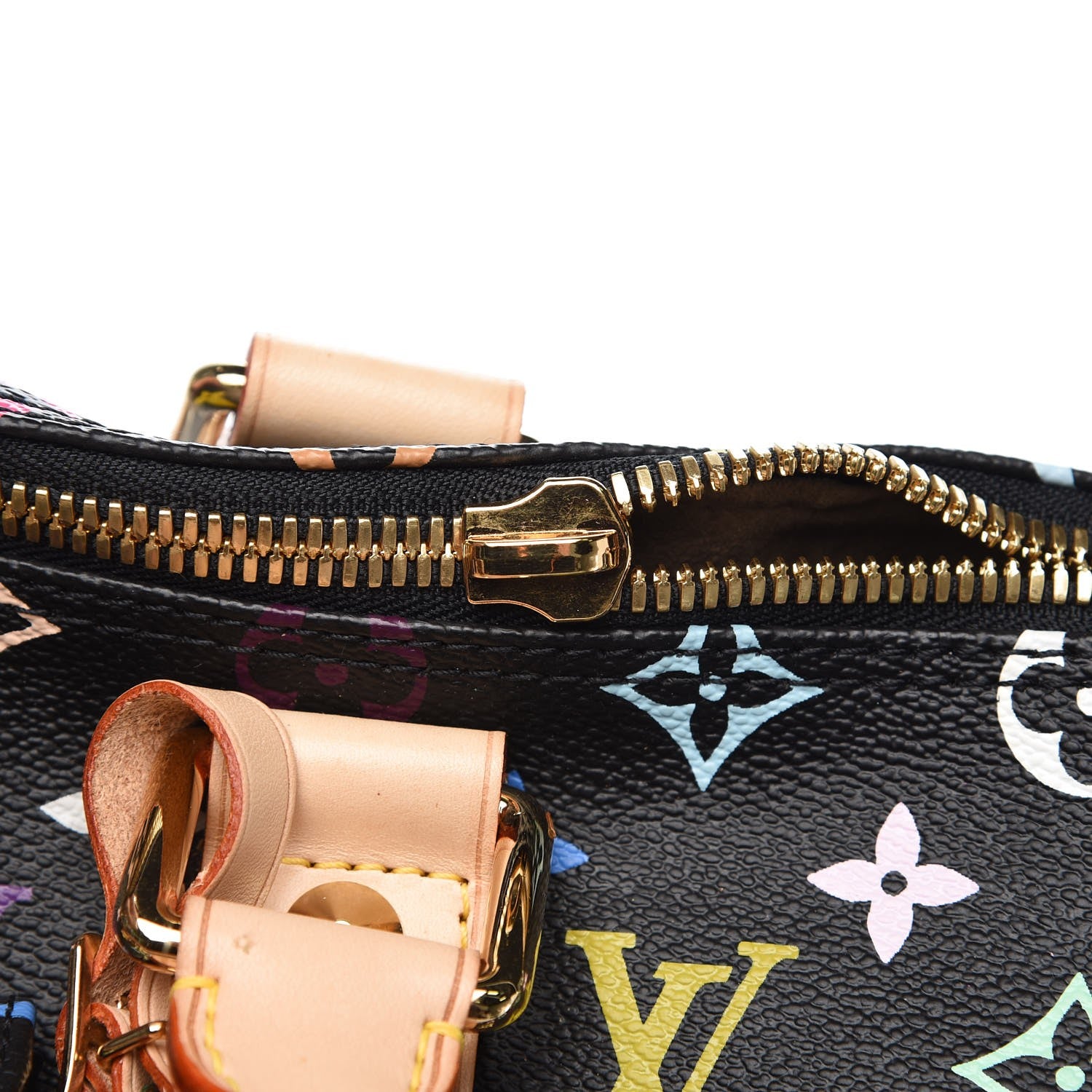 Louis Vuitton Monogram Multicolor Keepall 45 Black 7 of 8
