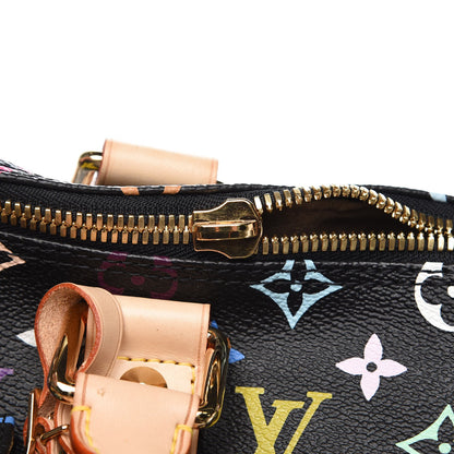 Louis Vuitton Monogram Multicolor Keepall 45 Black 7 of 8