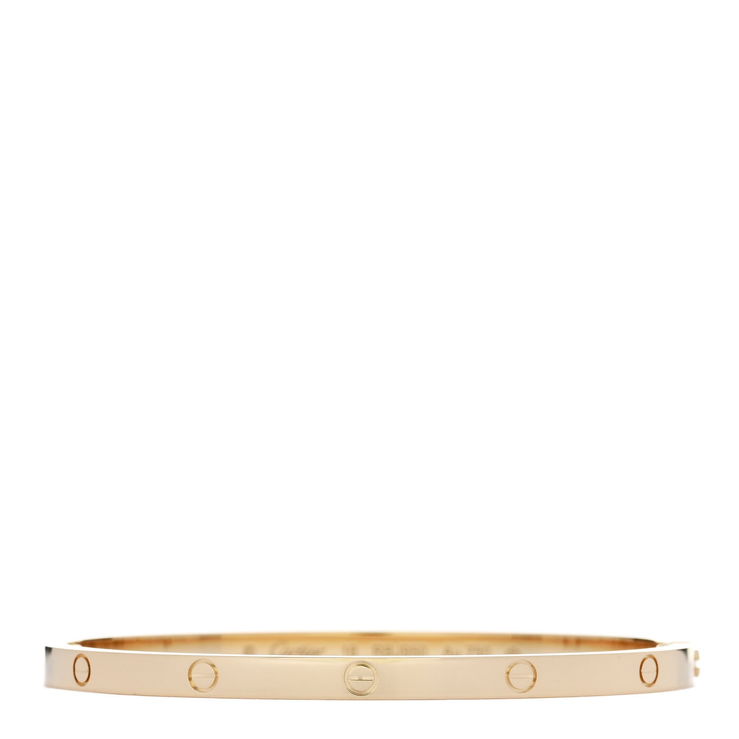 18K Yellow Gold Small LOVE Bracelet 16