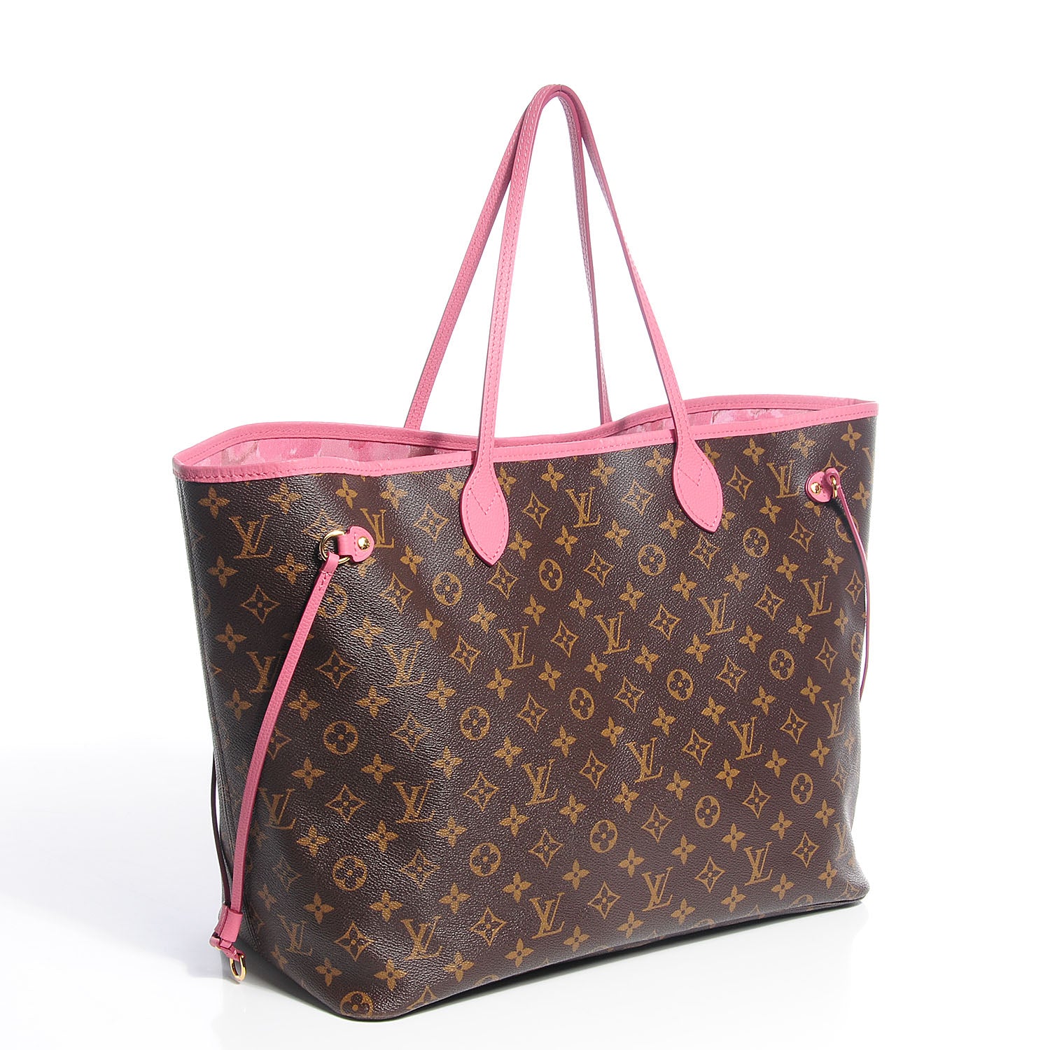 Louis Vuitton Monogram Articles de Voyage Ikat Neverfull GM Rose Velours 3 of 8