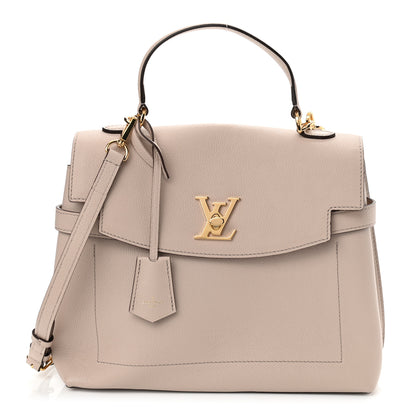Louis Vuitton Soft Calfskin Lockme Ever MM Greige 1 of 10