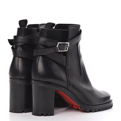 Christian Louboutin Calfskin Trapeurdekoi 70 Ankle Boots 38 Black 4 of 8