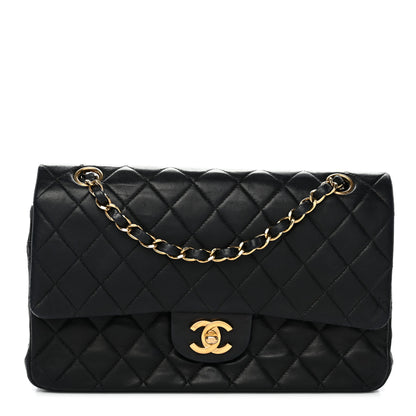 Chanel Lambskin Quilted Small Double Flap Black 1 of 15