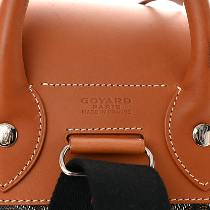 Goyard Goyardine Calfskin Alpin MM Backpack Gold Black 7 of 15
