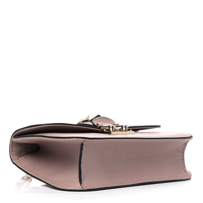 Valentino Garavani Vitello Small Glam Lock Rockstud Flap Poudre 3 of 5
