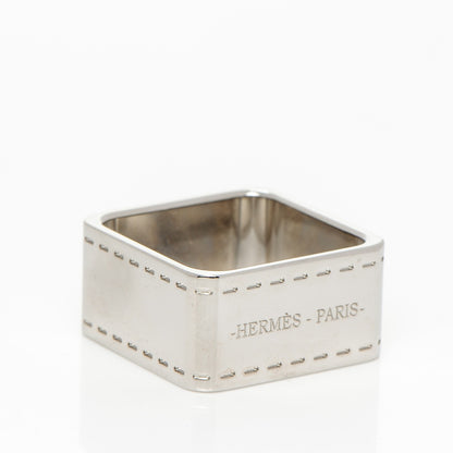 Hermes Palladium Bolduc Scarf Ring 3 of 5