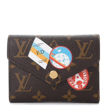 Louis Vuitton Monogram World Tour Victorine Wallet 1 of 7