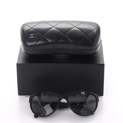 Chanel CC Chain Sunglasses 5215Q Black 10 of 10