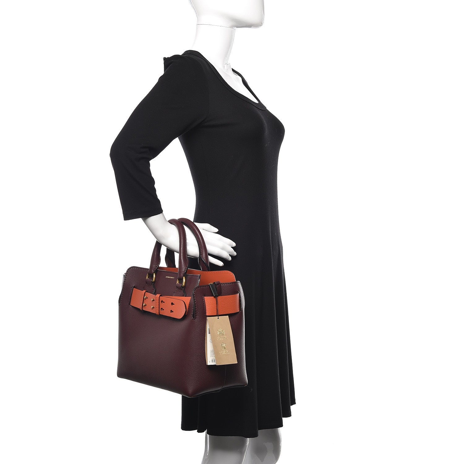 Burberry Soft Grain Calfskin Small Belt Bag Deep Claret 2 of 11