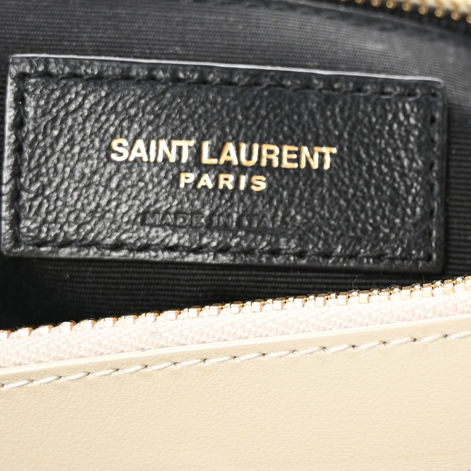 Saint Laurent Calfskin Y Quilted Monogram Medium Loulou Chain Satchel Crema Soft 6 of 9