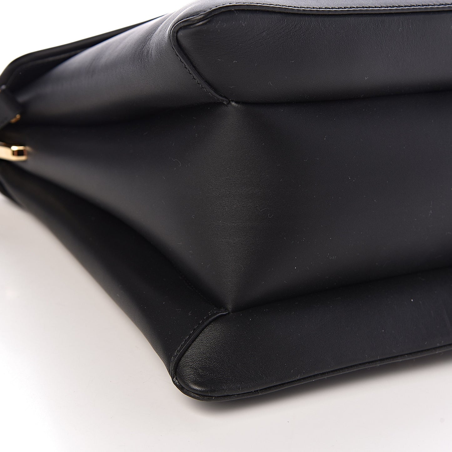 New Calfskin Medium Ingrid Top Handle Bag Black