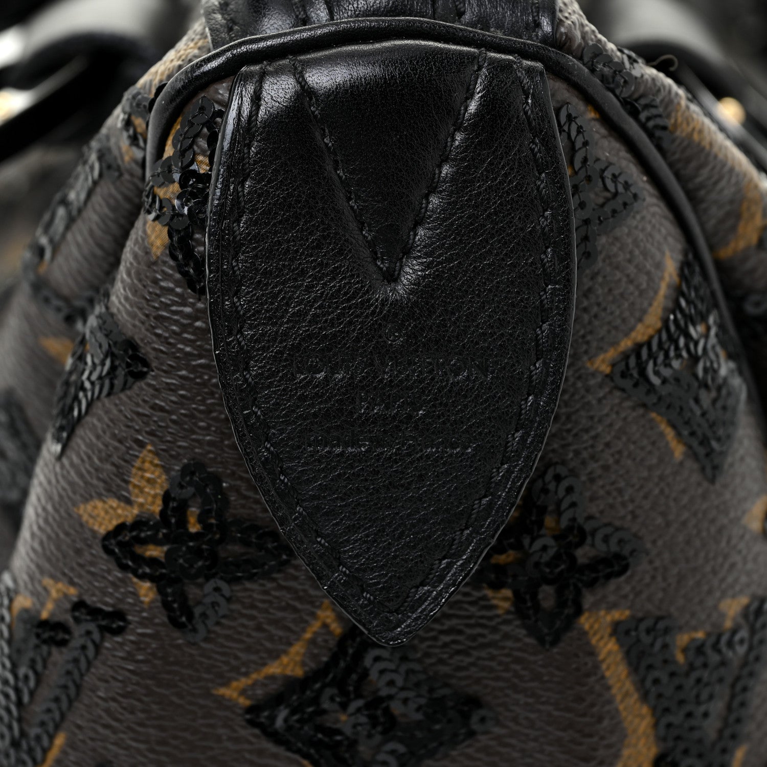 Louis Vuitton Monogram Sequins Eclipse Speedy 28 Black 10 of 11