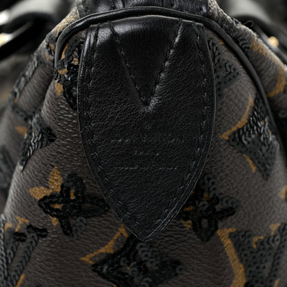 Louis Vuitton Monogram Sequins Eclipse Speedy 28 Black 10 of 11