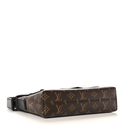 Louis Vuitton Monogram Macassar Magnetic Messenger 4 of 10