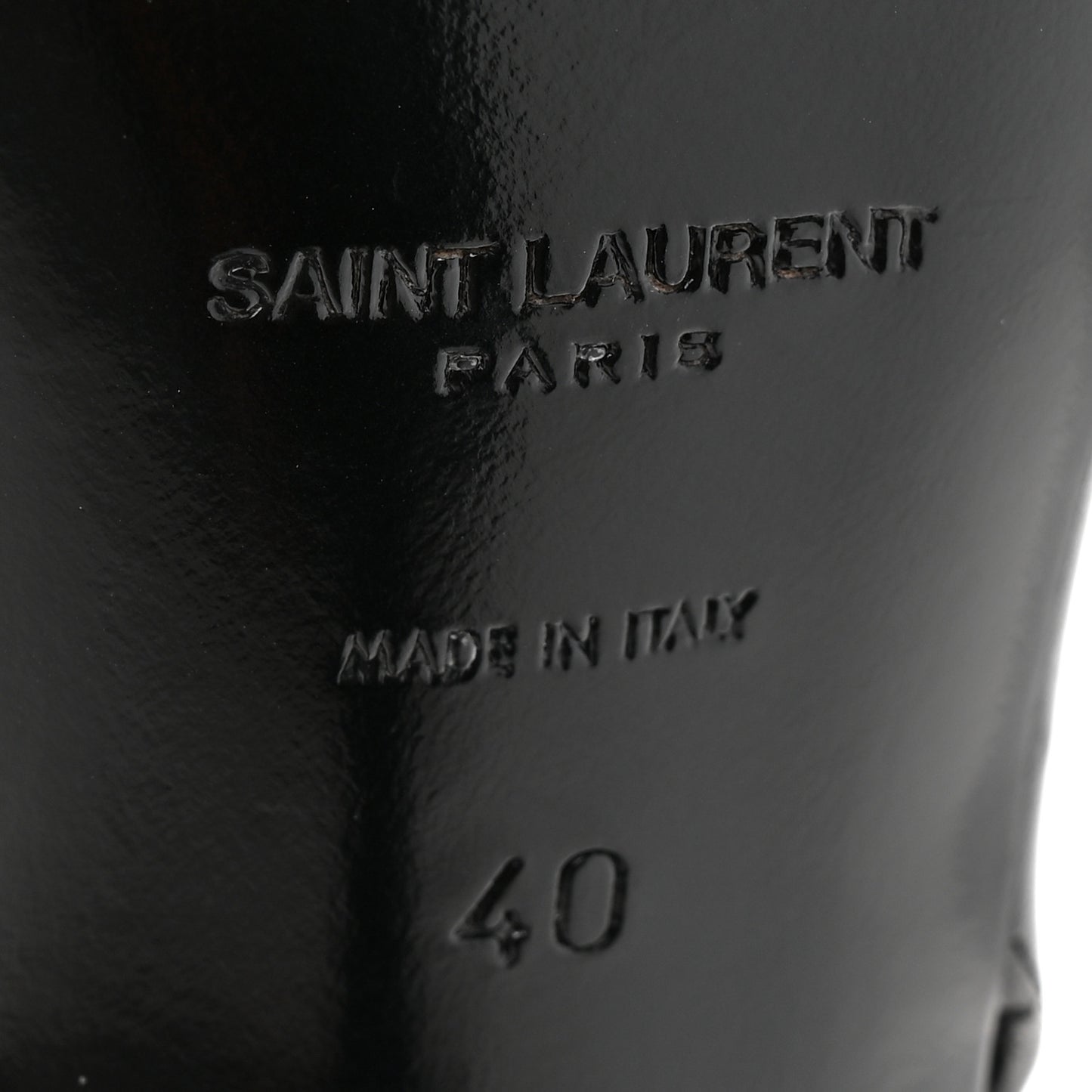 Calfskin Gippy 110mm Sandals  40 Black