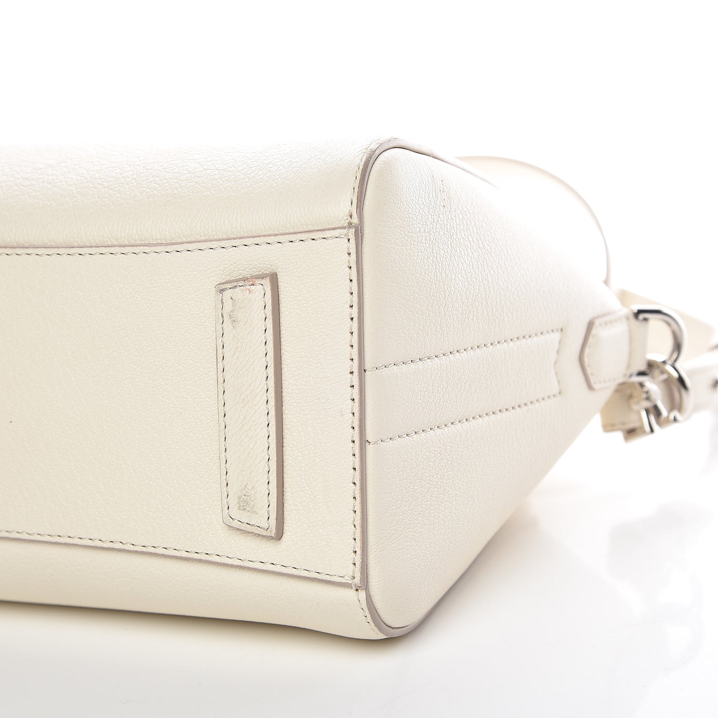 Sugar Goatskin Mini Antigona Off White