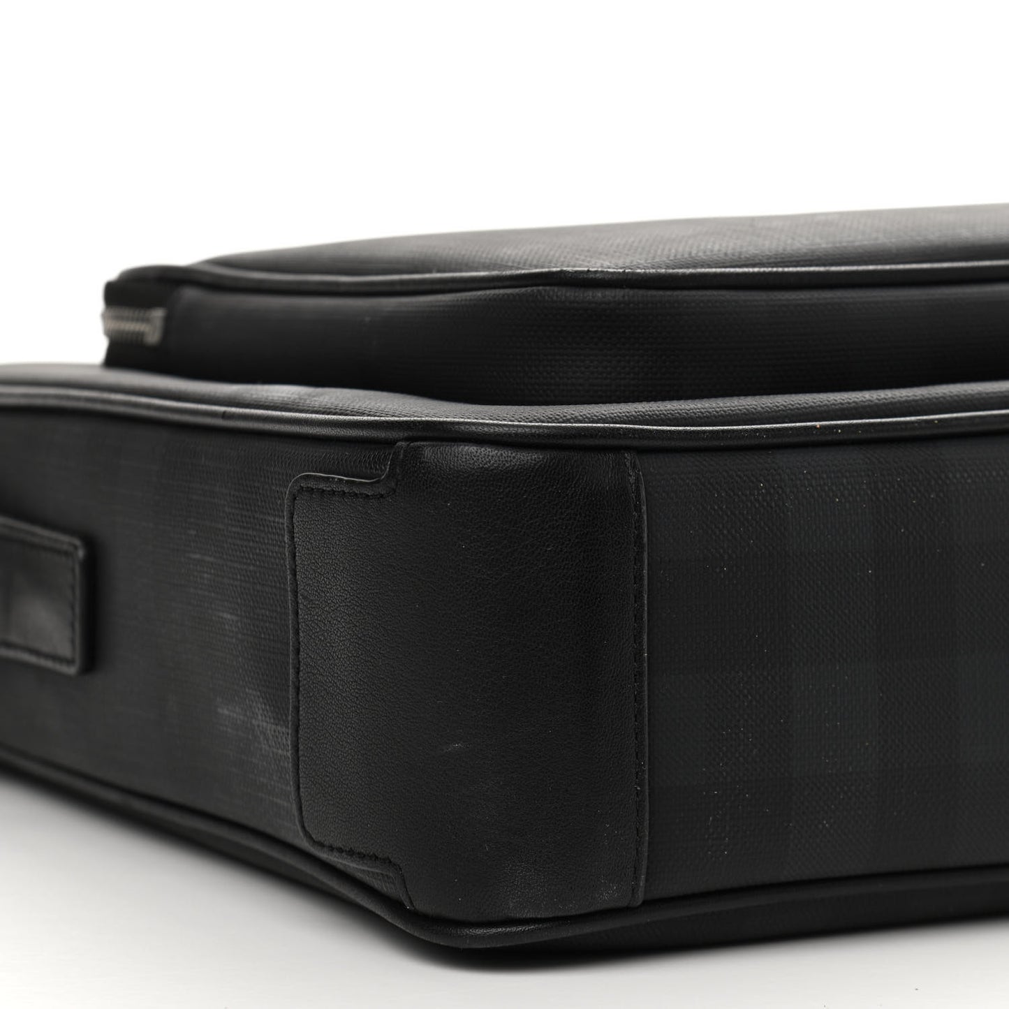 London Check Messenger Dark Charcoal
