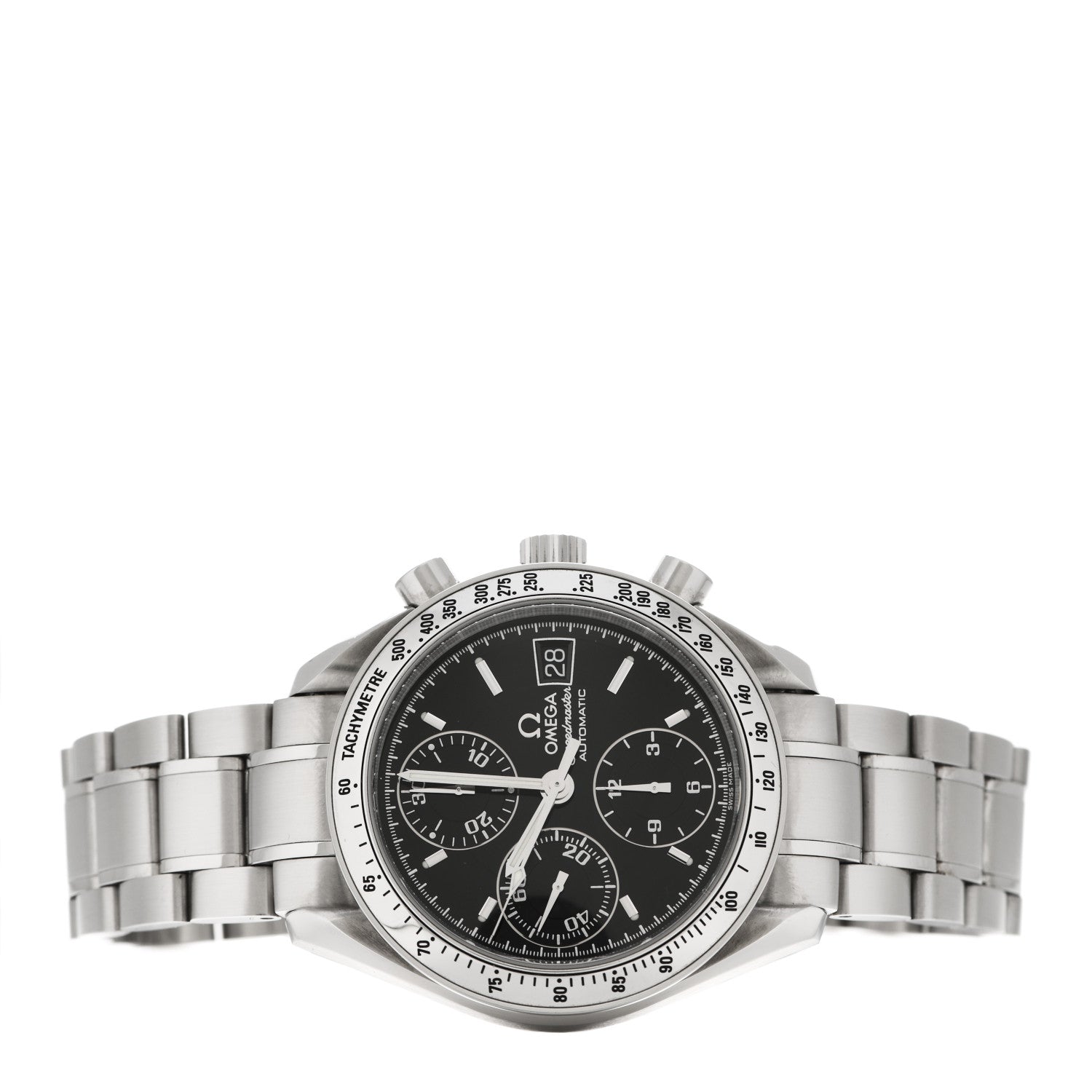 Omega Stainless Steel 39mm Speedmaster Chronograph Automatic Watch Black 3513.50 2 of 4