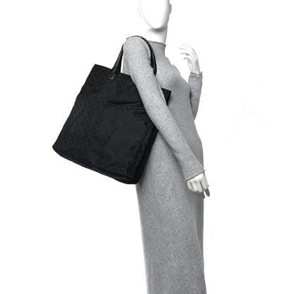 Gucci Nylon Monogram Vertical Tote Black 2 of 11