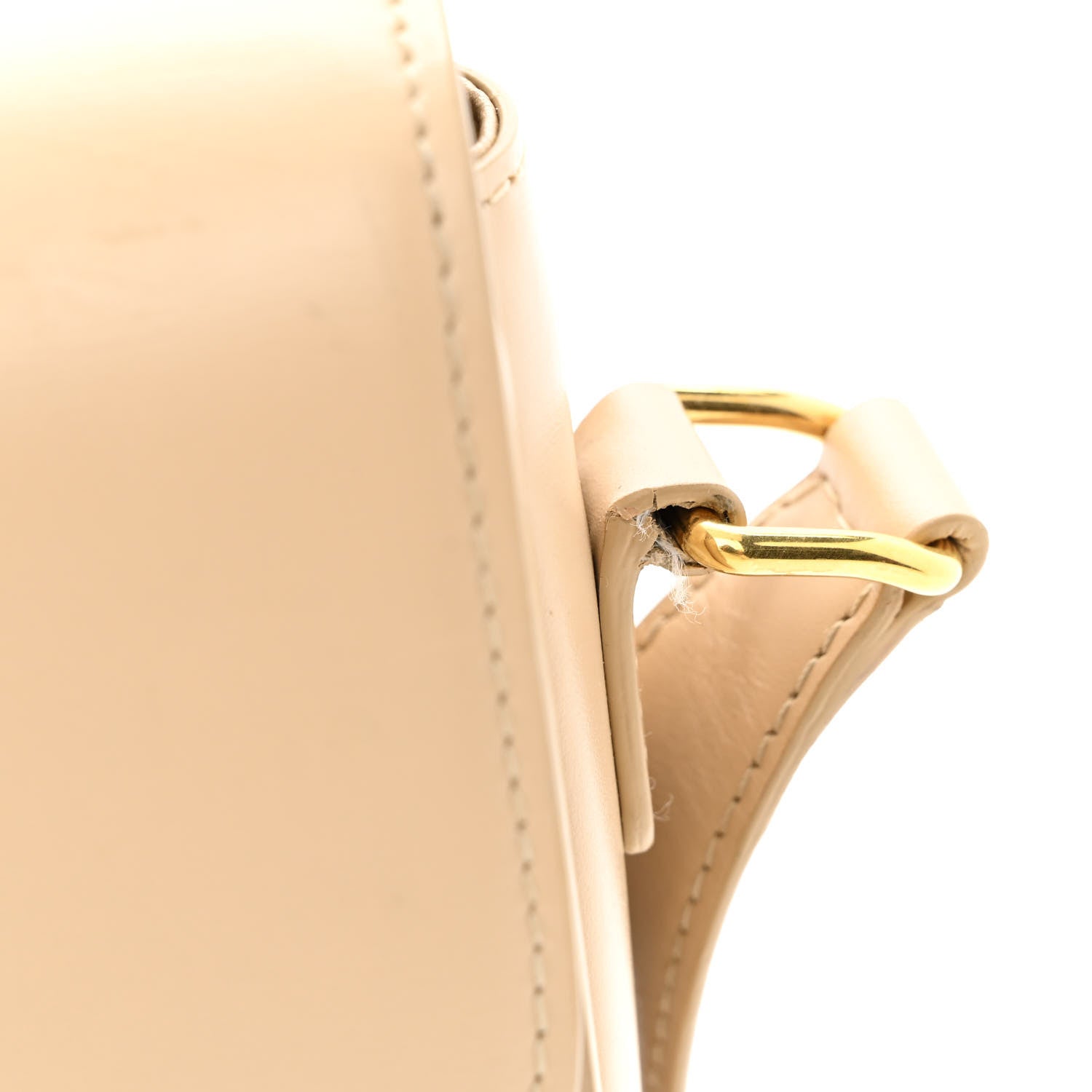 Celine Shiny Calfskin Medium Triomphe Nude 21 of 22