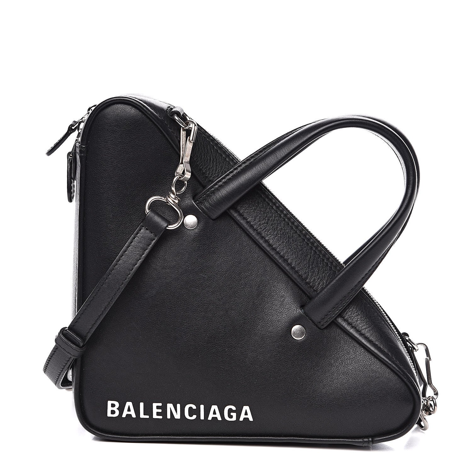 Balenciaga Calfskin XS Triangle Duffle Black 1 of 13