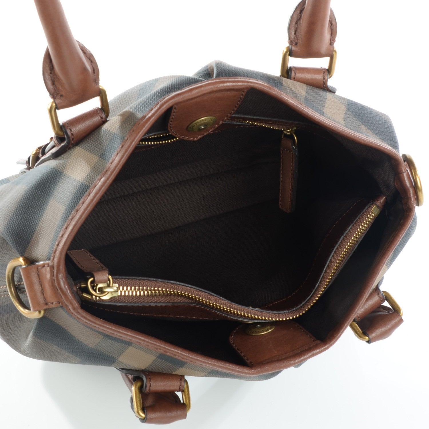 Burberry Smoked Check Small Northfield Tote 5 of 8