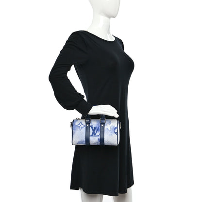Louis Vuitton Monogram Watercolor Keepall XS Blue 2 of 8
