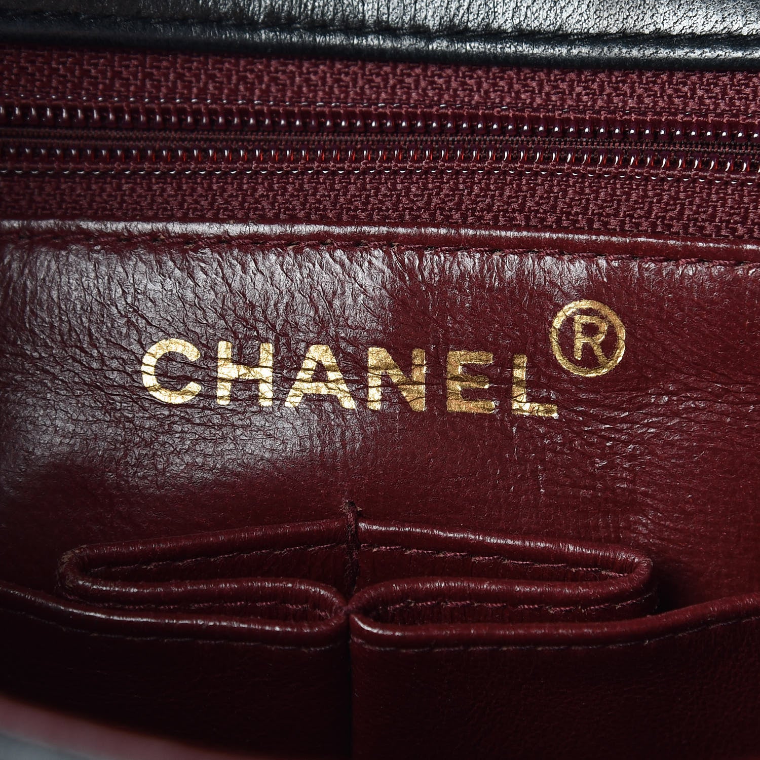 Chanel Lambskin Quilted Mini Square Flap Black 6 of 10