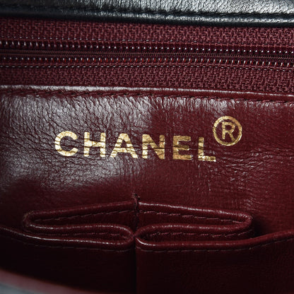 Chanel Lambskin Quilted Mini Square Flap Black 6 of 10