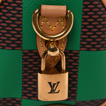 Louis Vuitton Damier Pop Speedy Bandouliere 18 Green 10 of 11