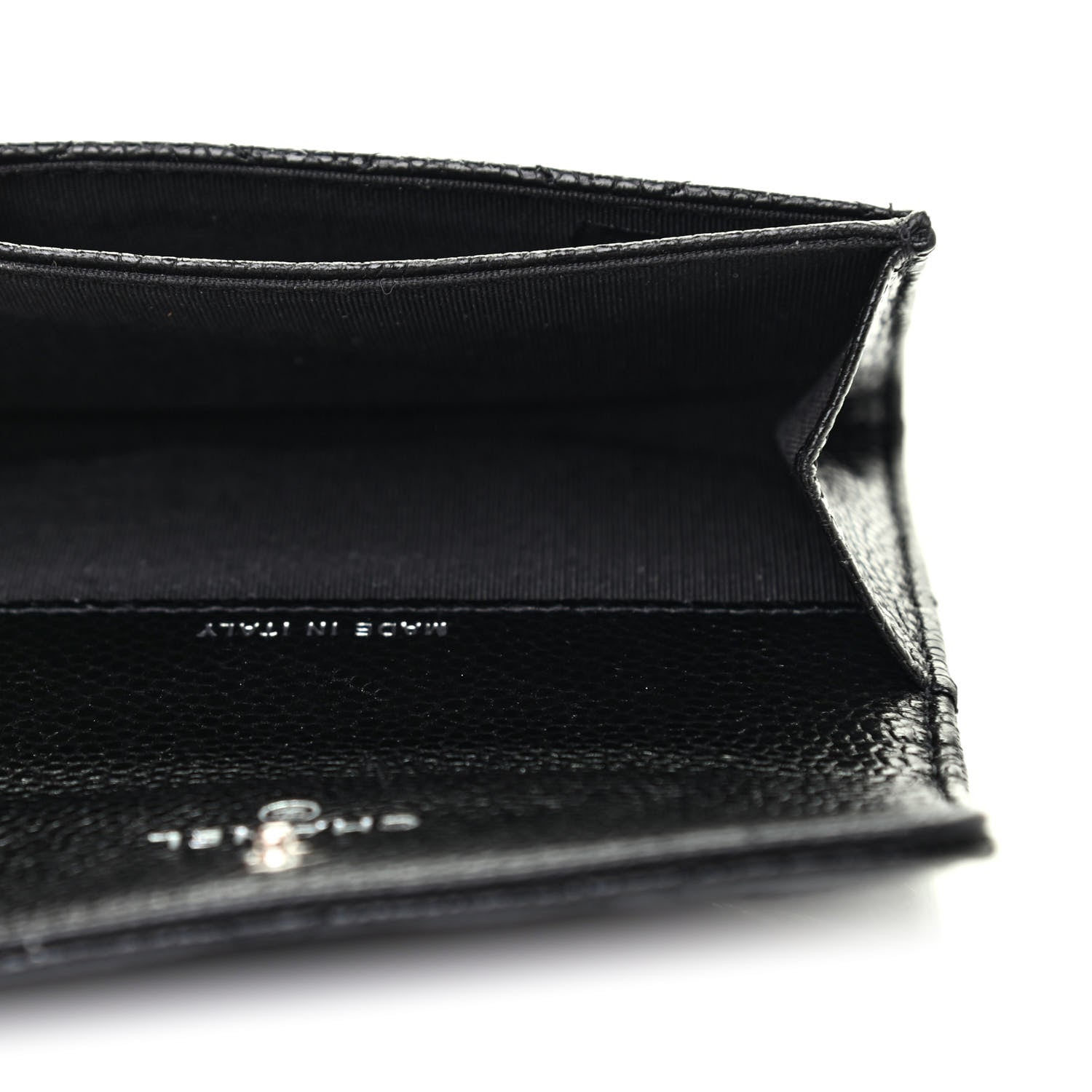 Chanel Caviar Quilted Flap Card Holder So Black 3 of 5