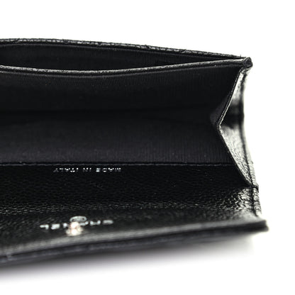Chanel Caviar Quilted Flap Card Holder So Black 3 of 5