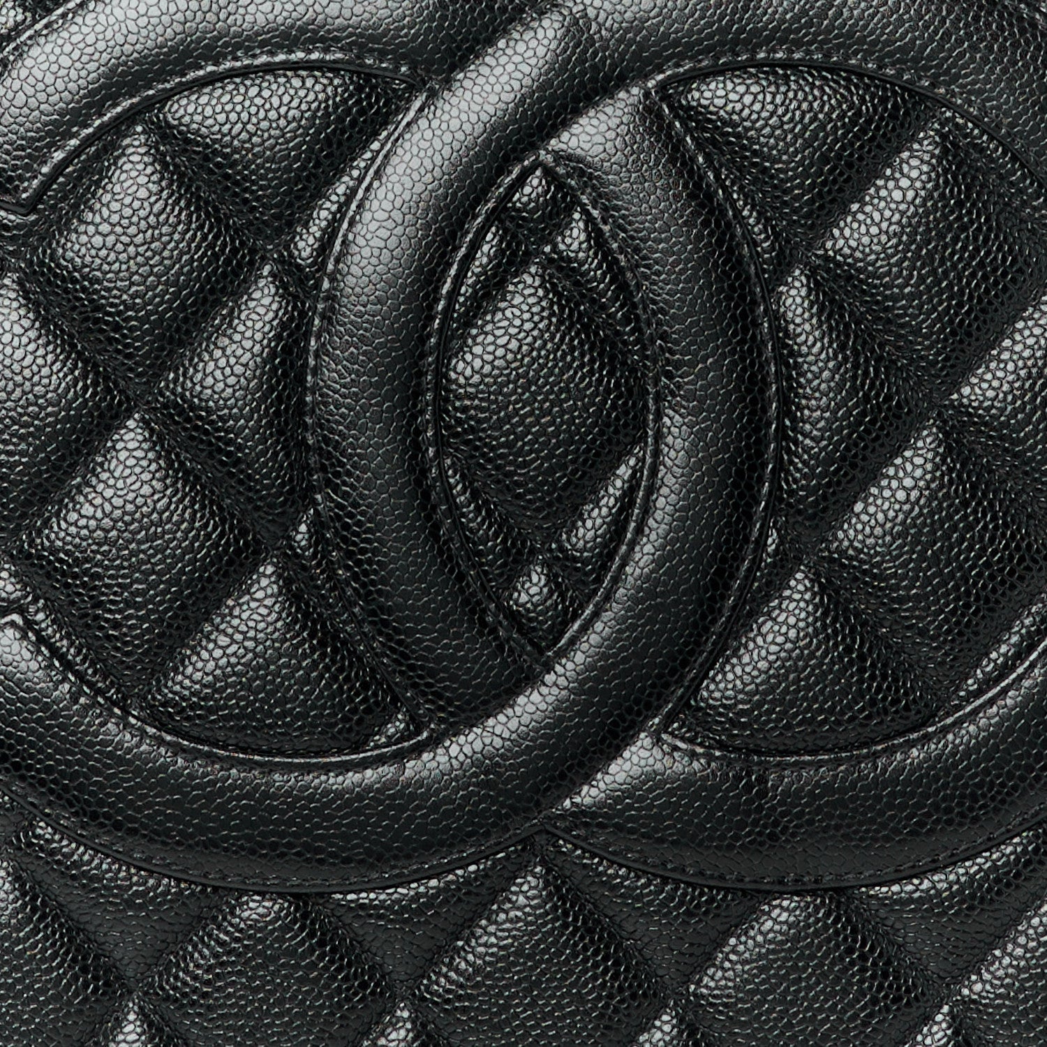 Chanel Caviar Quilted Medallion Tote Black 9 of 11