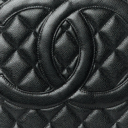 Chanel Caviar Quilted Medallion Tote Black 9 of 11