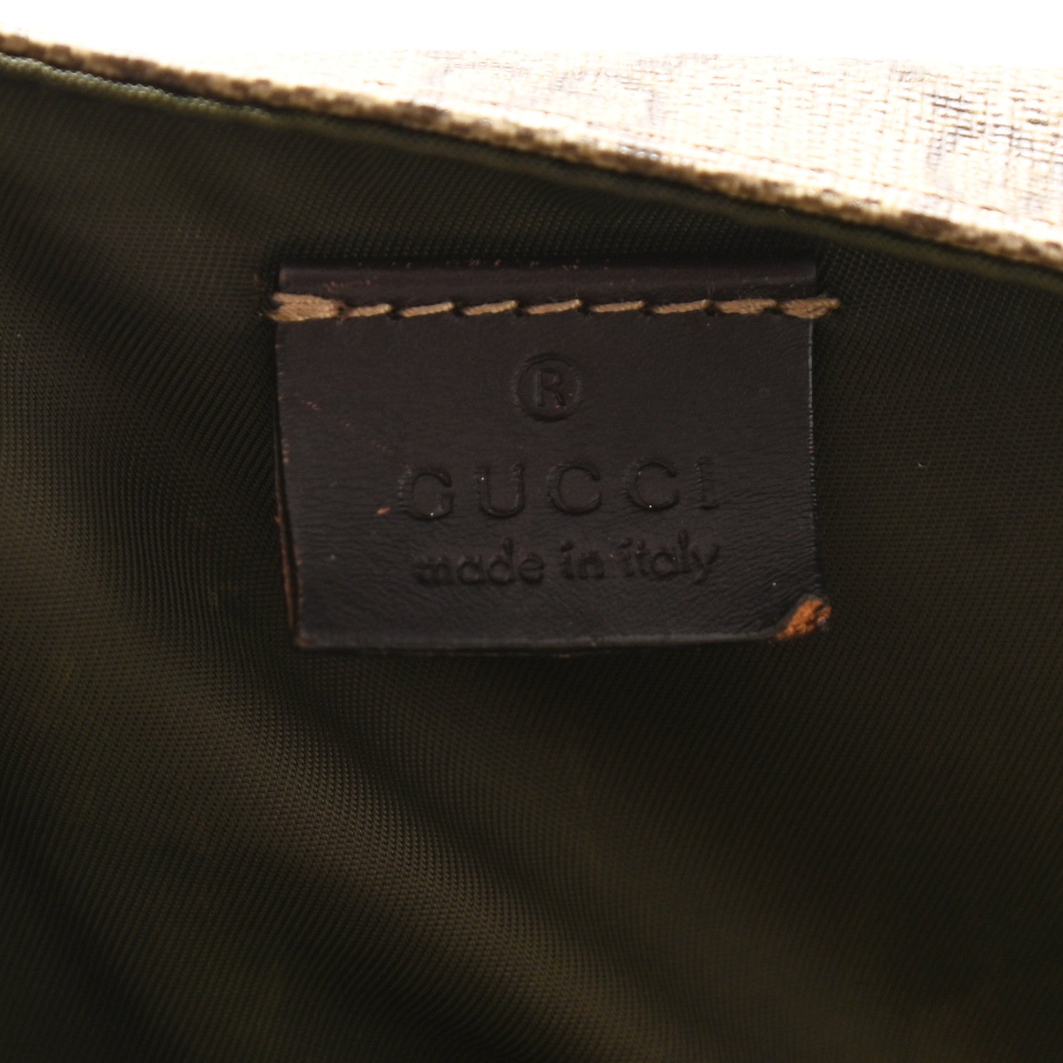 Gucci GG Plus Monogram Messenger Diaper Bag Dark Brown 6 of 12