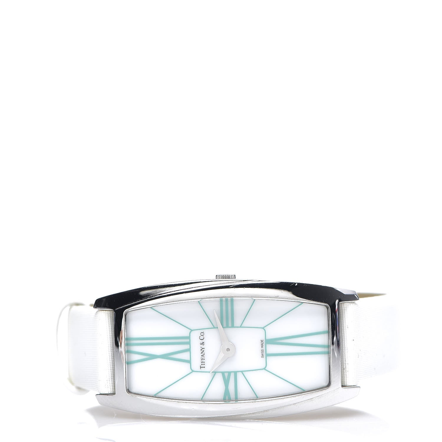 Tiffany Stainless Steel Calfskin 22mm Gemea Quartz Watch White 2 of 6