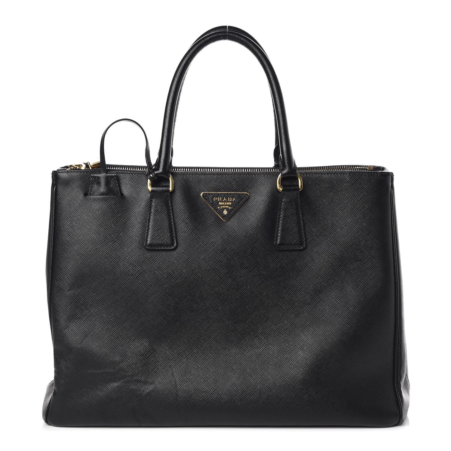 Prada Saffiano Large Galleria Double Zip Tote Black 1 of 14