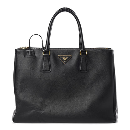 Prada Saffiano Large Galleria Double Zip Tote Black 1 of 14