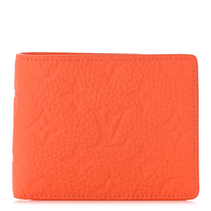 Louis Vuitton Taurillon Slender Wallet Orange 1 of 6