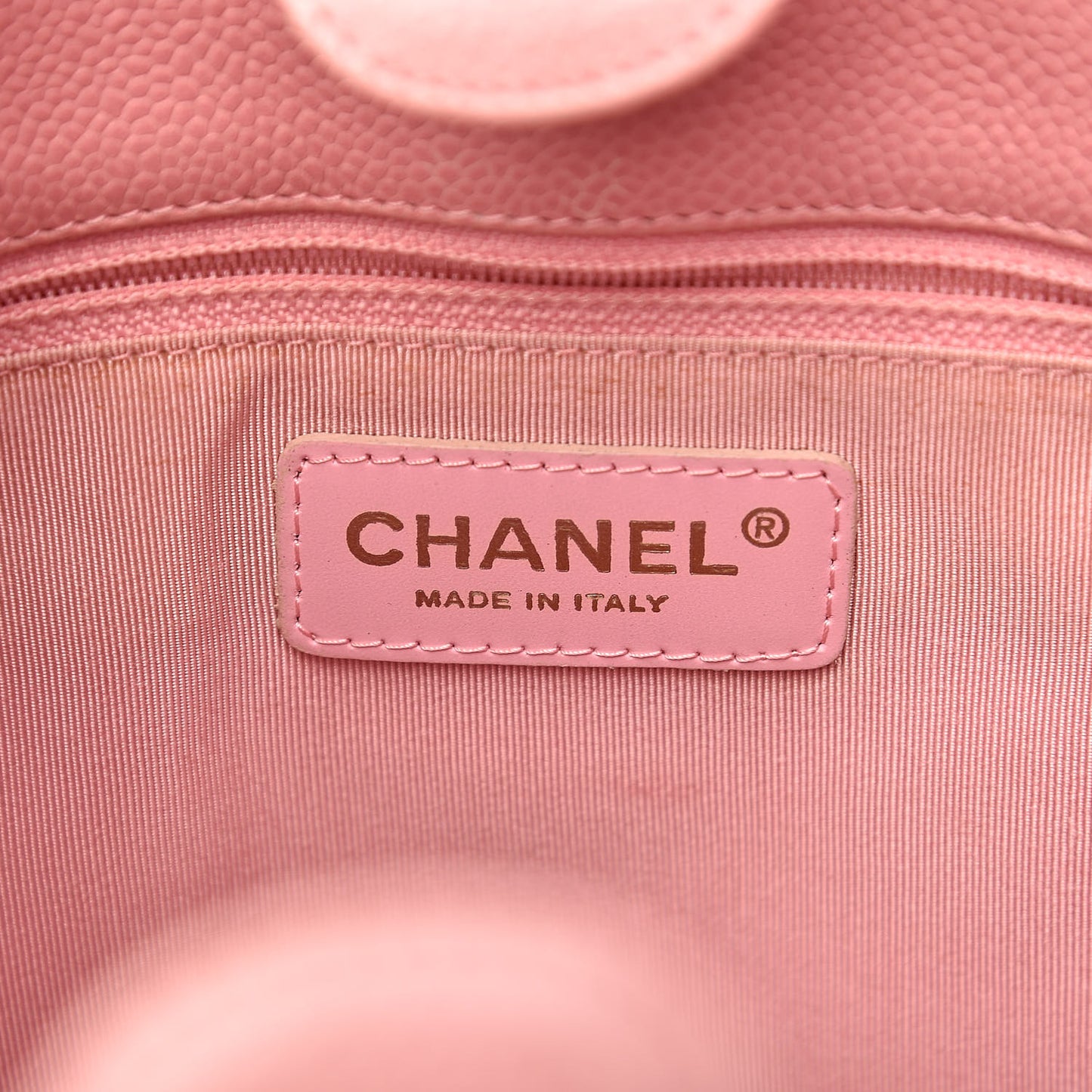 Caviar Quilted Petit Shopping Tote PST Pink