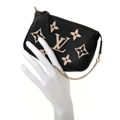 Louis Vuitton Empreinte Monogram Giant Mini Pochette Accessories Black 2 of 6