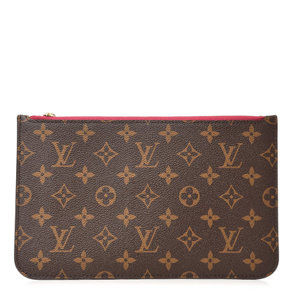 Louis Vuitton Monogram Neverfull MM GM Pochette Pivoine 1 of 8