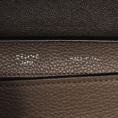 Celine Drummed Calfskin Suede Small Trapeze Dune 6 of 9